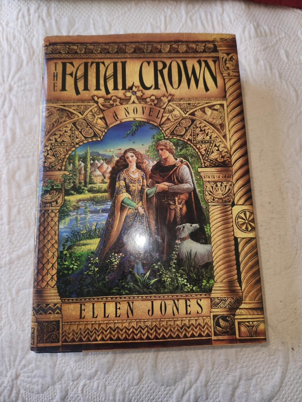 The Fatal Crown by Ellen Jones - Gold and Multicolor Illustrated Hardcover